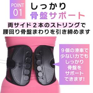 骨盤 腰痛 ストレッチ 反り腰 矯正 グッズ ...の詳細画像3