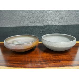 年輪プレート(杉)/津軽金山焼 金山焼 陶器 角 木目 木 模様 手作り