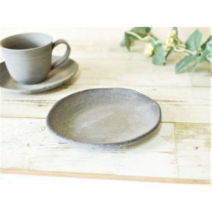 須恵器」扇皿(中)/津軽金山焼 金山焼 陶器 日本製 手作り ギフト 記念