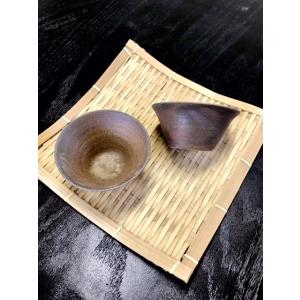 ●朝顔ぐいのみ/津軽金山焼　金山焼　陶器　日�