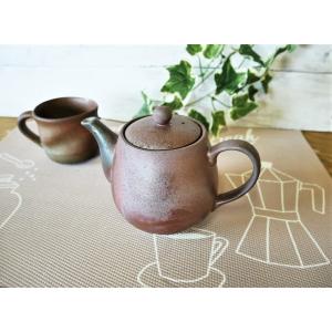 急須deポット(網つき)/津軽金山焼 陶器 急須 ポット 茶こし付 おしゃれ