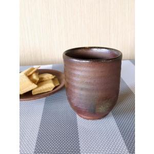 ●金山湯呑/津軽金山焼　金山焼　陶器　日本製　手作り　ギフト　記念品　プレゼント　贈り物　おしゃれ　...