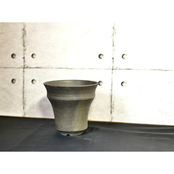 「須恵器」スタンダード(小)/津軽金山焼　陶器　11cm　アガベ　agave　植木鉢　多肉　塊根　サ...
