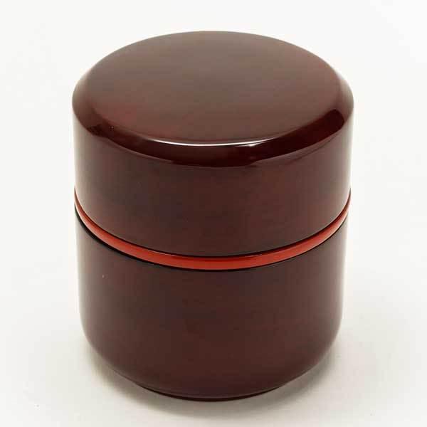 ≪亜瑠胡≫丸二段弁当 溜内黒（小） 95M323-2【父の日】【ギフト】【山中漆器】