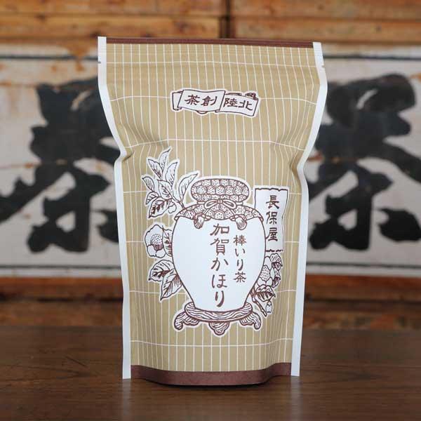 ≪長保屋茶舗≫棒いり茶「加賀かほり」 80g【加賀茶】
