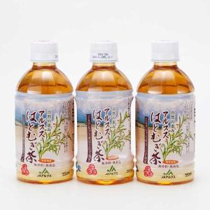 ≪JAアルプス≫アルプスはとむぎ茶 350ml×24本入り【ハトムギ ノンカフェイン 富山県産はとむぎ JA ペットボトル】｜kanazawa-honpo