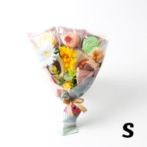 お菓子とバルーンのアレンジ カラフルouvrepop11のバルーンギフト