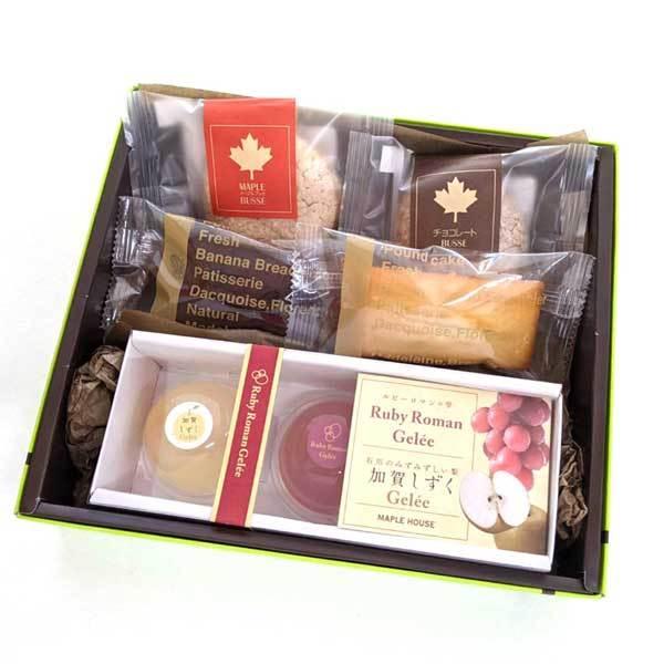 ≪MAPLE HOUSE≫ジュレ＆焼き菓子BOXミックス［M］【石川県 金沢 洋菓子 フルーツ ルビ...