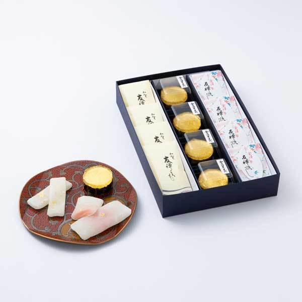 ≪菓匠まつ井≫友禅詰合せ友禅詰合せ （友禅流し4個、友禅ころも4個、金箔羊羹4個）【金沢 和菓子 手...