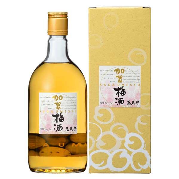≪酒のミヤムラ≫萬歳楽 加賀梅酒 720ml 【石川県 北陸 小堀酒造店 紅映梅 2年熟成 ロック ...