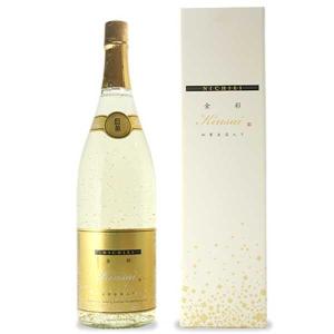≪日榮 中村酒造≫加賀の金箔入り純米酒金彩 1800ml【石川のお酒 日本酒 お歳暮 ギフト お正月 お祝い】