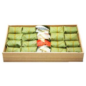 ≪金澤玉寿司≫柿の葉寿司詰合せ『匠』20個入（鮭・鯖・鯛・鯵）【金沢 加賀百万石 金沢伝統 金沢寿司 海老 鯛 蟹 鮭 ご贈答用 ギフト 祭り 祝い事 】
