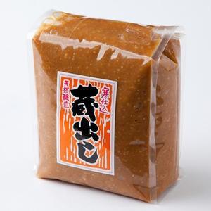 ≪山木食品工業≫寒仕込み 天然醸造蔵出し味噌 1kg【熟成味噌 天然醸造 加賀みそ 石川県 小松 みそ汁 味噌汁 加賀味噌 調味料】｜kanazawa-honpo