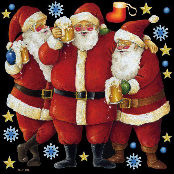 シール クリスマス サンタクロース 靴下 星マーク 雪の結晶 装飾 デコレーション チョークアート ...
