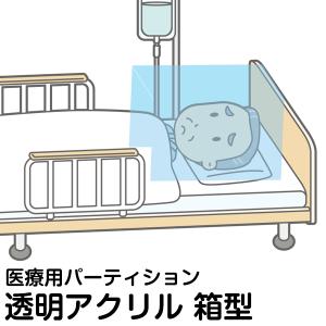 飛沫感染防止 医療用アクリルカバー マスカー付き