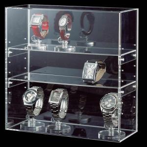 業務用 アクリル製ディスプレイケース 透明 雑貨・小物ディスプレイ 透明アクリル多段ディスプレイケース