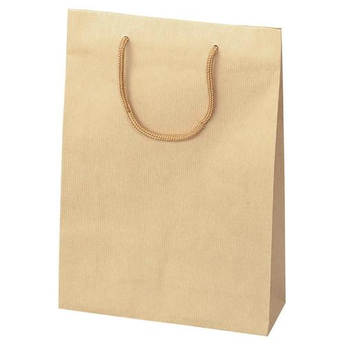 手提げ紙袋 クラフト ストライプエンボス 22.5×8×32cm (50枚) / kp38-313-...