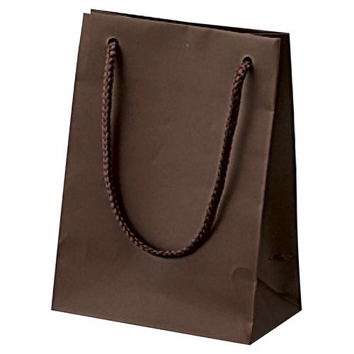 マット貼り紙袋 ブラウン 18.5×6.5×24cm (50枚) / kp38-431-38-14