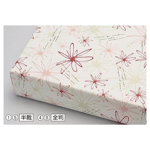 包装紙 フラワー 全判 ピンク 75×105cm (50枚) / kp38-549-58-4