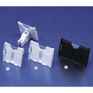 プライスカード値札ホルダー(直径6mmフック専用) W5×H3cm 白 (10個) / kp38-751-66-4
