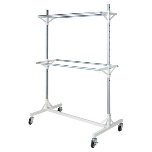 (本体) 大型ダブルハンガーラック W150cm 2段 D50+D60cm / kp38-758-9...