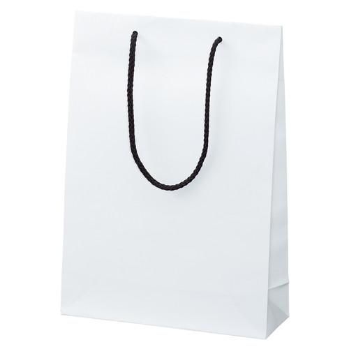 マット貼り紙袋 白 22.5×8×32cm (50枚) / kp38-781-95-11