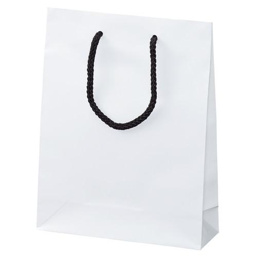 マット貼り紙袋 白 18.5×6.5×24cm (50枚) / kp38-781-95-9