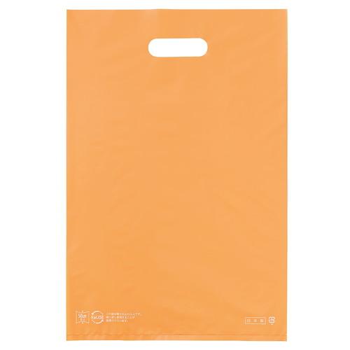 ポリ袋ハード型 カラー オレンジ 50×60cm (50枚) / kp38-782-18-4