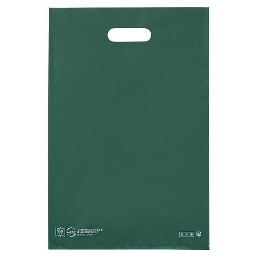 ポリ袋ハード型 カラー ダークグリーン 50×60cm (50枚) / kp38-782-23-4