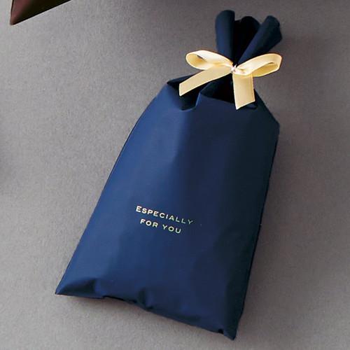 梨地ギフトバッグ ネイビー 20×32cm (50枚) / kp38-803-4-3