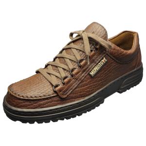 メフィスト Mephisto Match メンズ スニーカー Tan Full Grain レザー