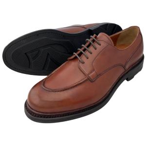 SHOEISM （10%OFFクーポンあり）シューイズム ブラウン ラバーソール Uチップ 革靴 紳...