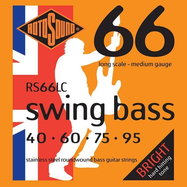 Rotosound Swing Bass 66 Medium Stainless Steel Rou...