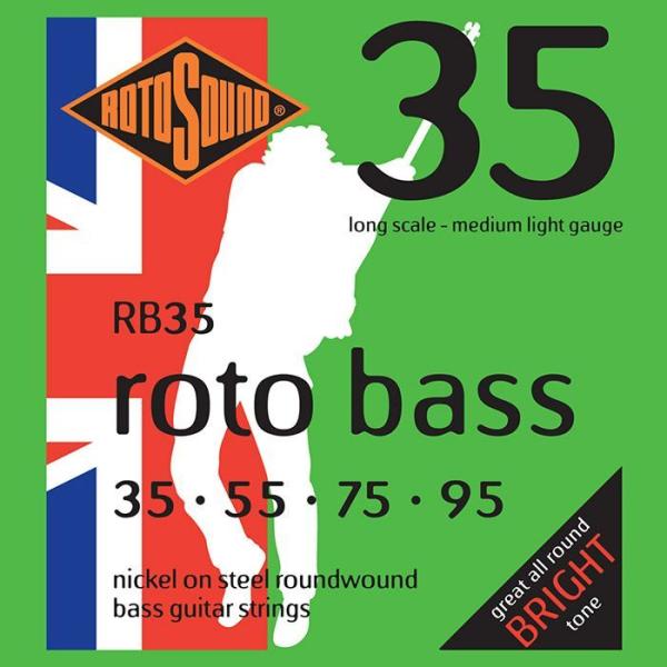 Rotosound Roto Bass Medium Light Nickel on Steel R...