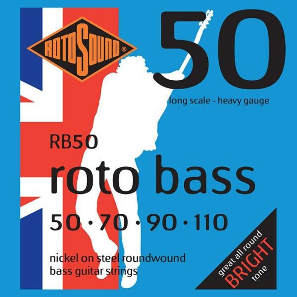 Rotosound Roto Bass Heavy Nickel on Steel Roundwou...