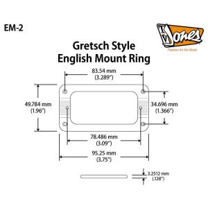TV Jones EM-2 Bezel, Goldの詳細画像1