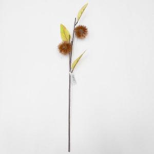 【造花 栗】栗の枝・実2個付き(クリ造花・フェ...の詳細画像2