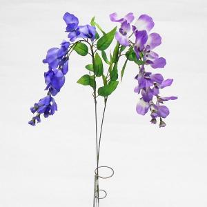 藤（造花・アートフラワー）花3房付き : フラワーデコレーション