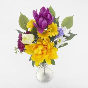 造花 仏花・盆花 小サイズ 25cm(仏壇 お...の詳細画像1