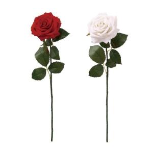 【造花 バラ】ベルベットローズ(造花 1輪バラ...の詳細画像4
