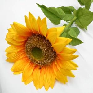 【造花 ヒマワリ】ジャンボサンフラワー（造花 ひまわり・向日葵）花径30cm 1輪 1835