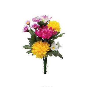 ミニサイズ造花 仏花・盆花（仏壇 お墓 お供え花 供花）22cm