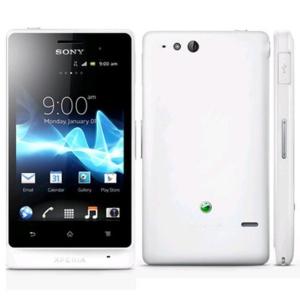 Xperia go ST27i 新品同様 SONY SIMフリースマホ ホワイト★