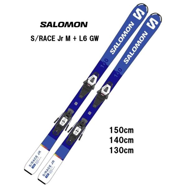 2024 SALOMON サロモン  S/RACE Jr M + L6 GW  ジュニア スキー板 ...