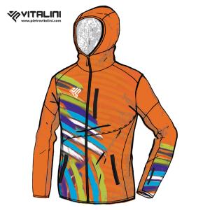 23 VITALINI ビタリーニ SOFT SHELL ALPINE SKI VP6113 BLACK YELLOW