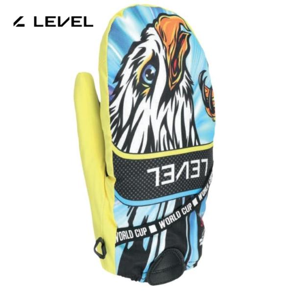25 LEVEL  レベル   OVERGLOVE SPEED  yellow-blue スキーグロ...