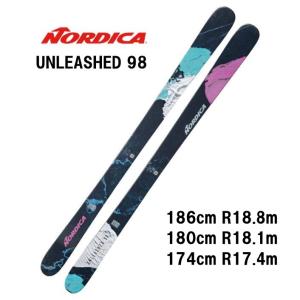 25 NORDICA ノルディカ UNLEASHED 98 ビンディング無し 山スキー板