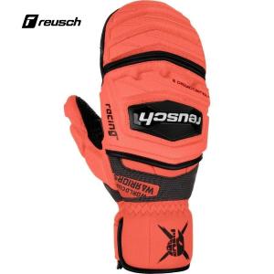 25 REUSCH ロイッシュ WORLDCUP WARRIOR GS MITTEN ブラック/フルオレッド スキーグローブ