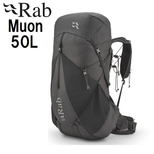 Rab ラブ Muon 50 登山 メンズ リュック ザック バックパック (Black)