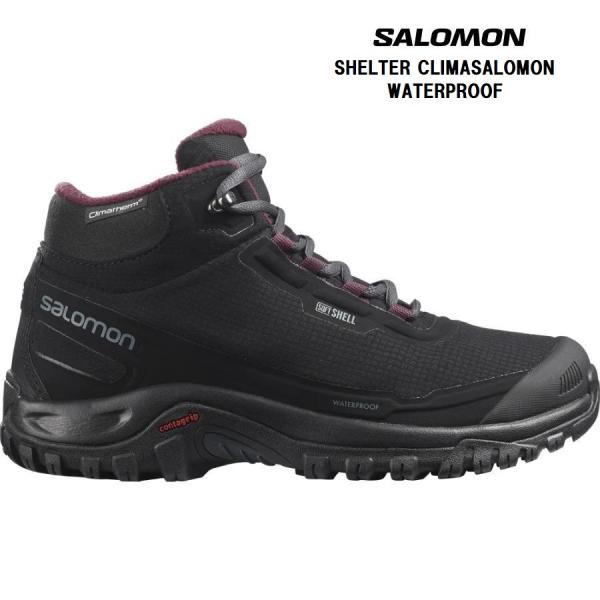 SALOMON SHELTER CLIMASALOMON WATERPROOF 【Black / E...